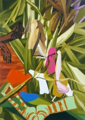 LES ROGERS  Hurricane Lover, 2002  Oil on canvas  84h x 60w x 1 1/4d in