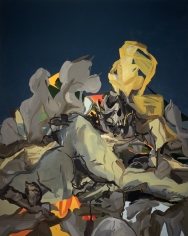 LES ROGERS  Ravages, 2004  Oil on canvas  60h x 48w x 1d in