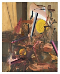LES ROGERS  Post War Painting, 2007  Oil on canvas  60h x 48w x 1d in
